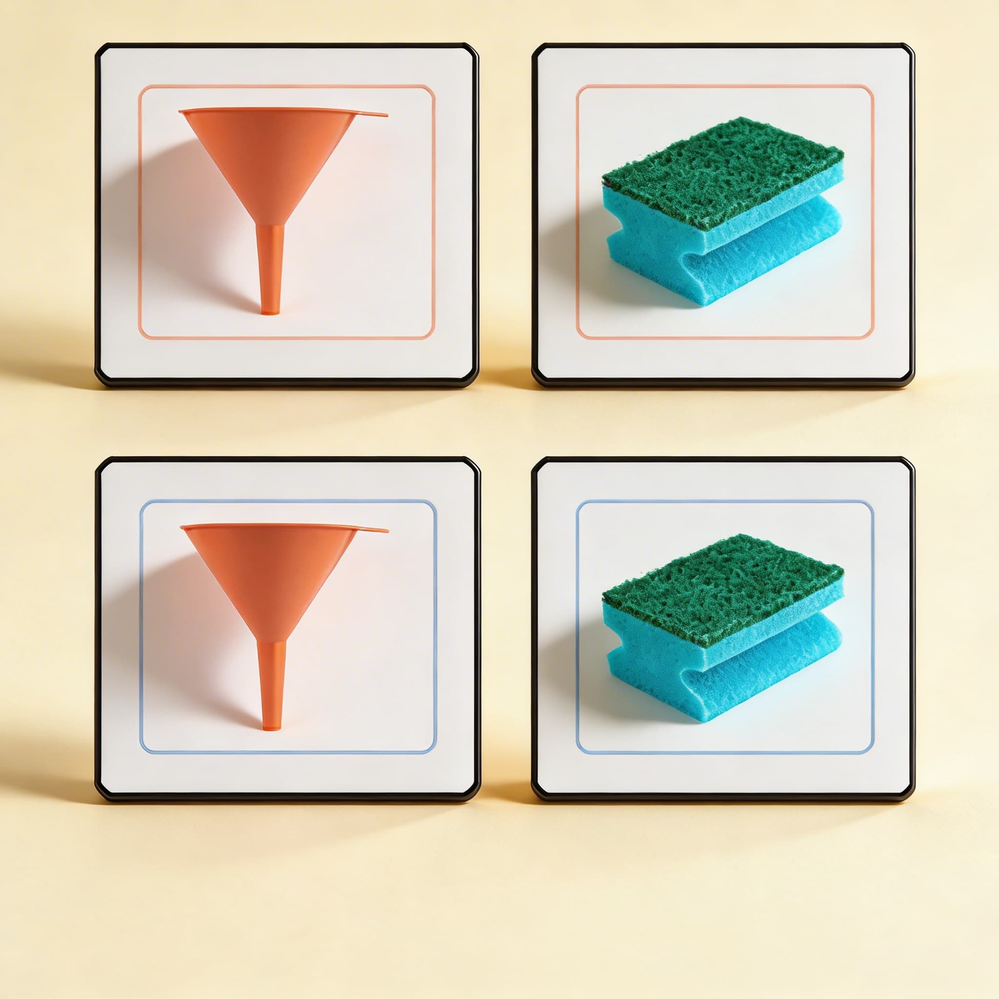 Küchenutensilien-Zuordnungskarten — Katalogansicht