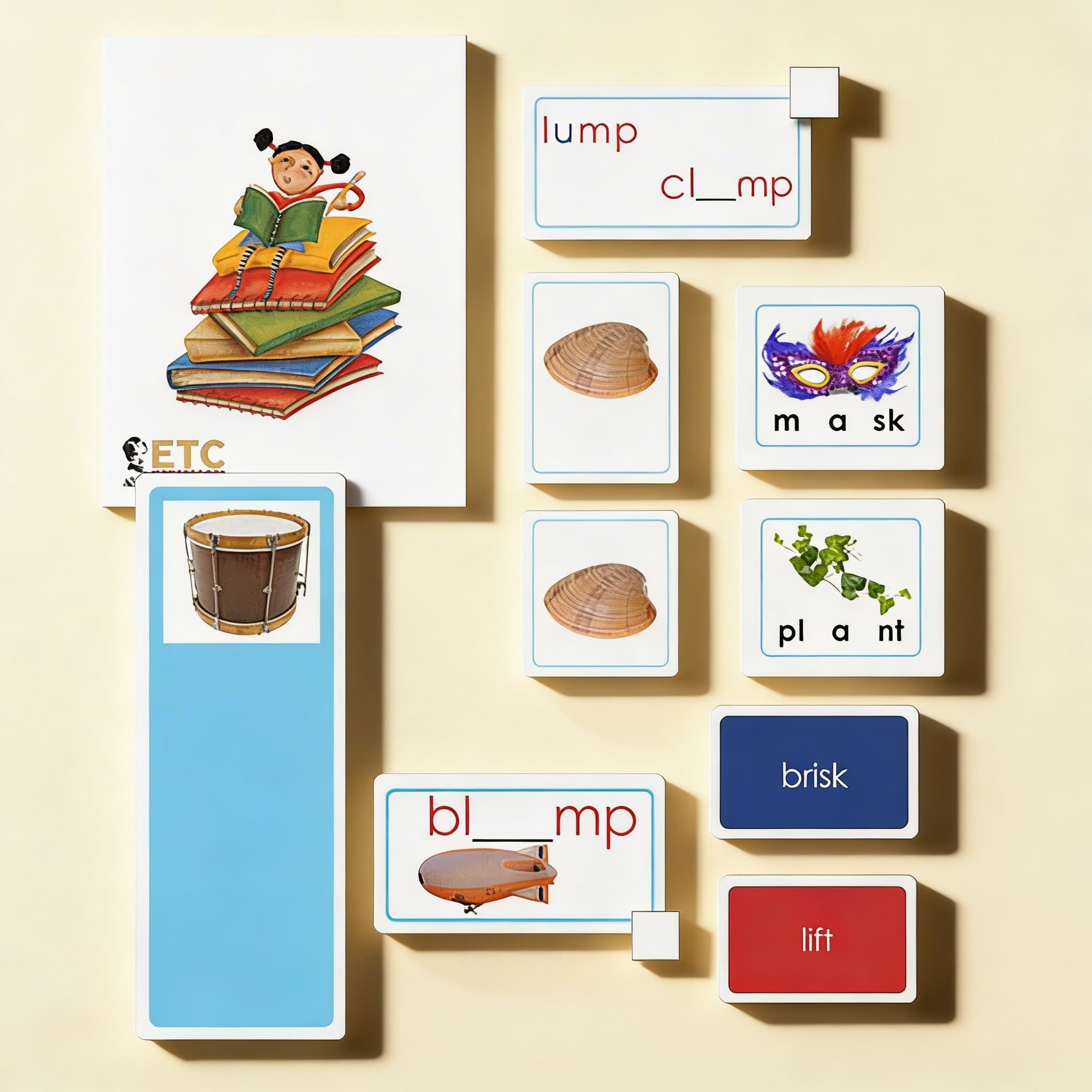 Modrá fonetická série — delší slova a složité kombinace — Katalogový pohled