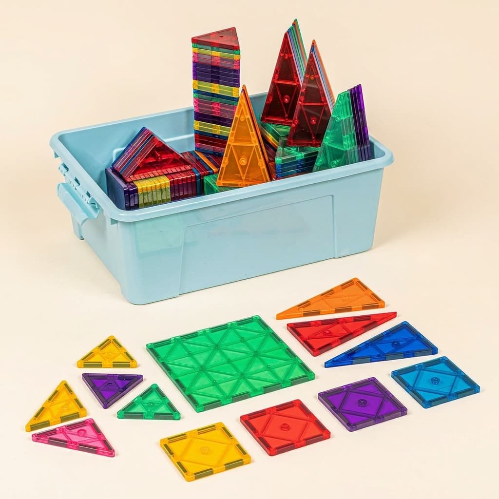MagGenius 200-dielny magnetický set (rodinný) - Montessori Material | Faborino