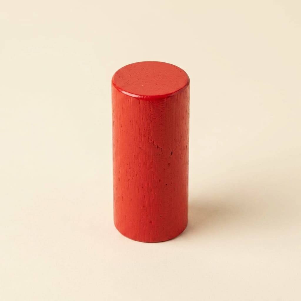 4. červený valec - Montessori Material | Faborino