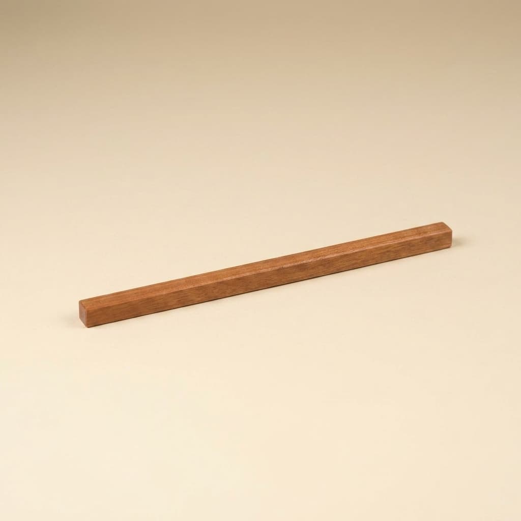 Hranol hnedého schodiska — individuálny kus 20×1×1cm - Montessori Material | Faborino