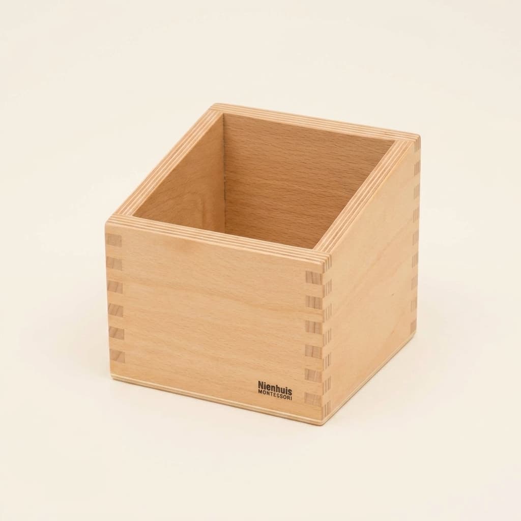 Úložná Krabica — Drevená na Číselné Tvary - Montessori Material | Faborino