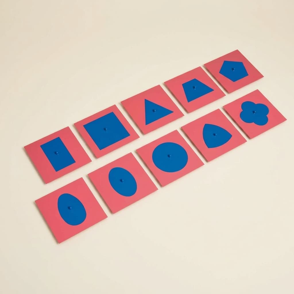 Kovové vkládačky - Montessori Material | Faborino