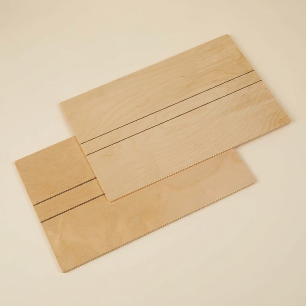 Drevené dosky: Sada 2 ks - Montessori Material | Faborino
