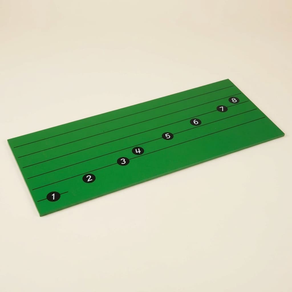 Notová doska k zvončekom - Montessori Material | Faborino