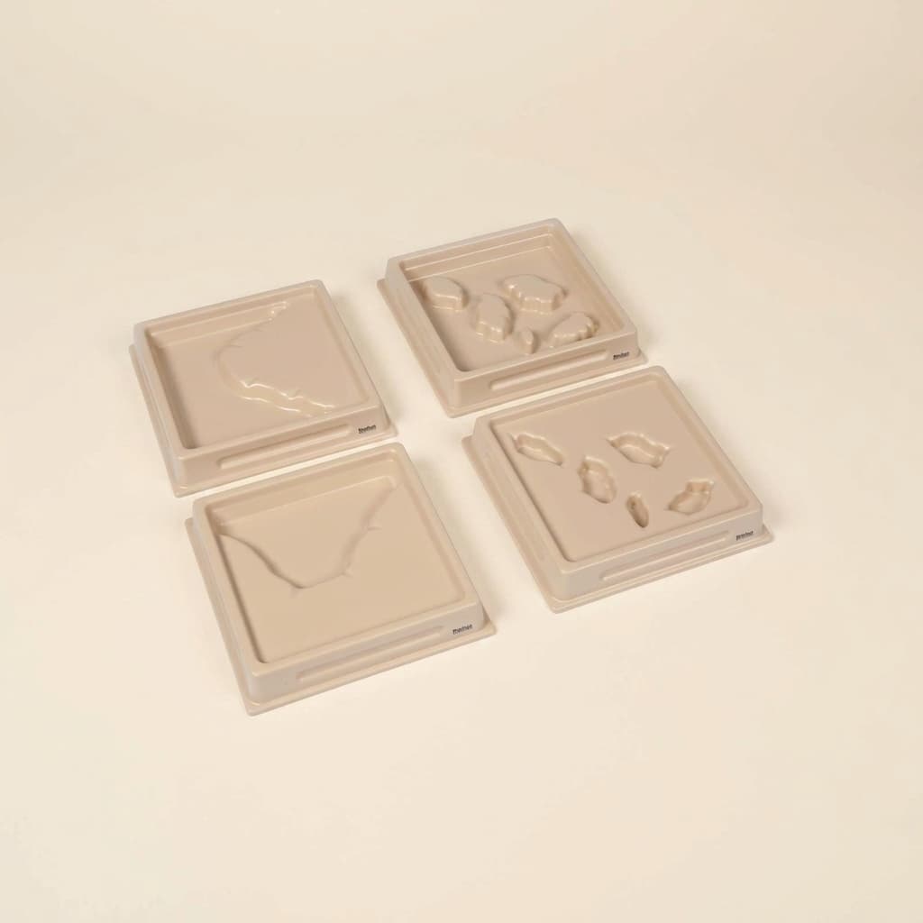 Land- und Wasserformschalen: Set 2 - Montessori Material | Faborino