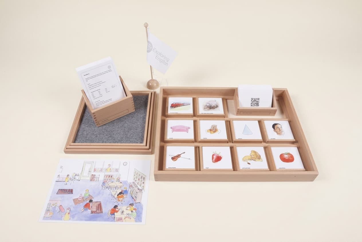 Englisch entdecken: Kindergarten 3: 6 - Montessori Material | Faborino