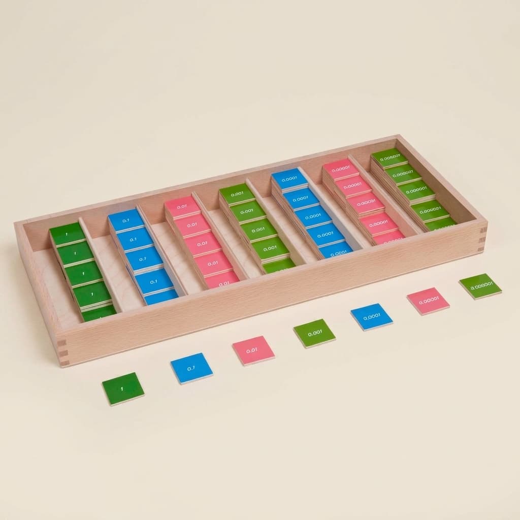 Desítková známková hra - Montessori Material | Faborino