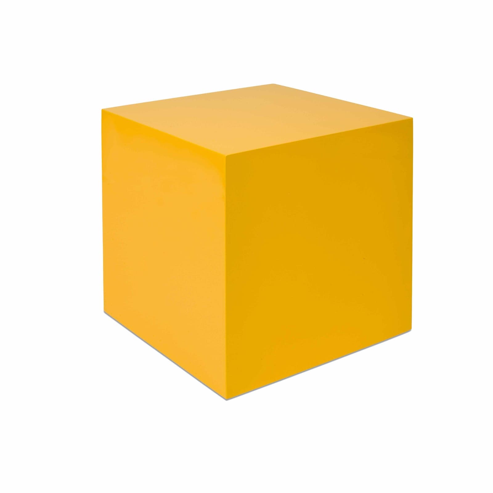 Žltá kocka — Veľká geometrická forma (27cm) - Montessori Material | Faborino
