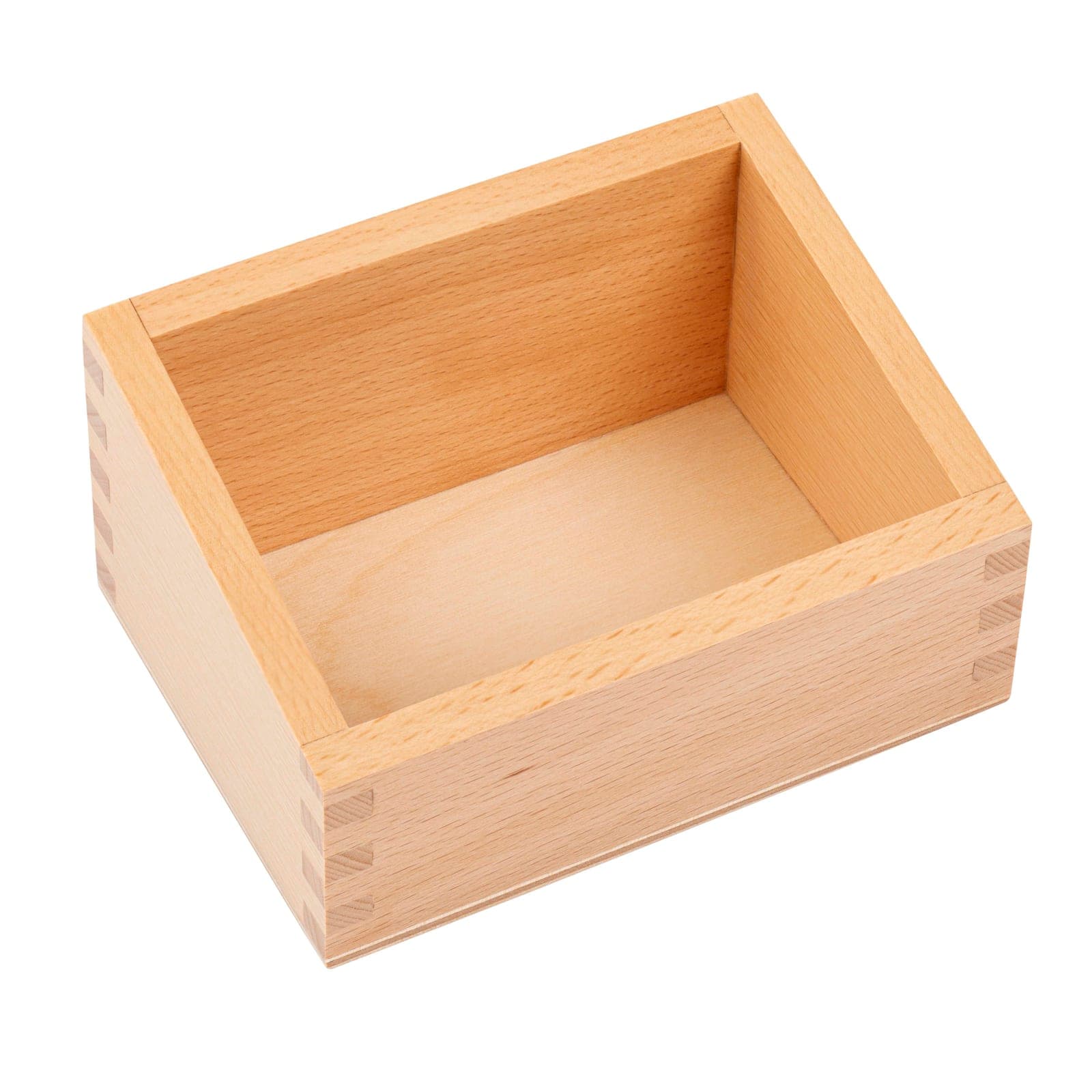 Box na kartičky aktivít — stredné A6 bukové úložisko - Montessori Material | Faborino