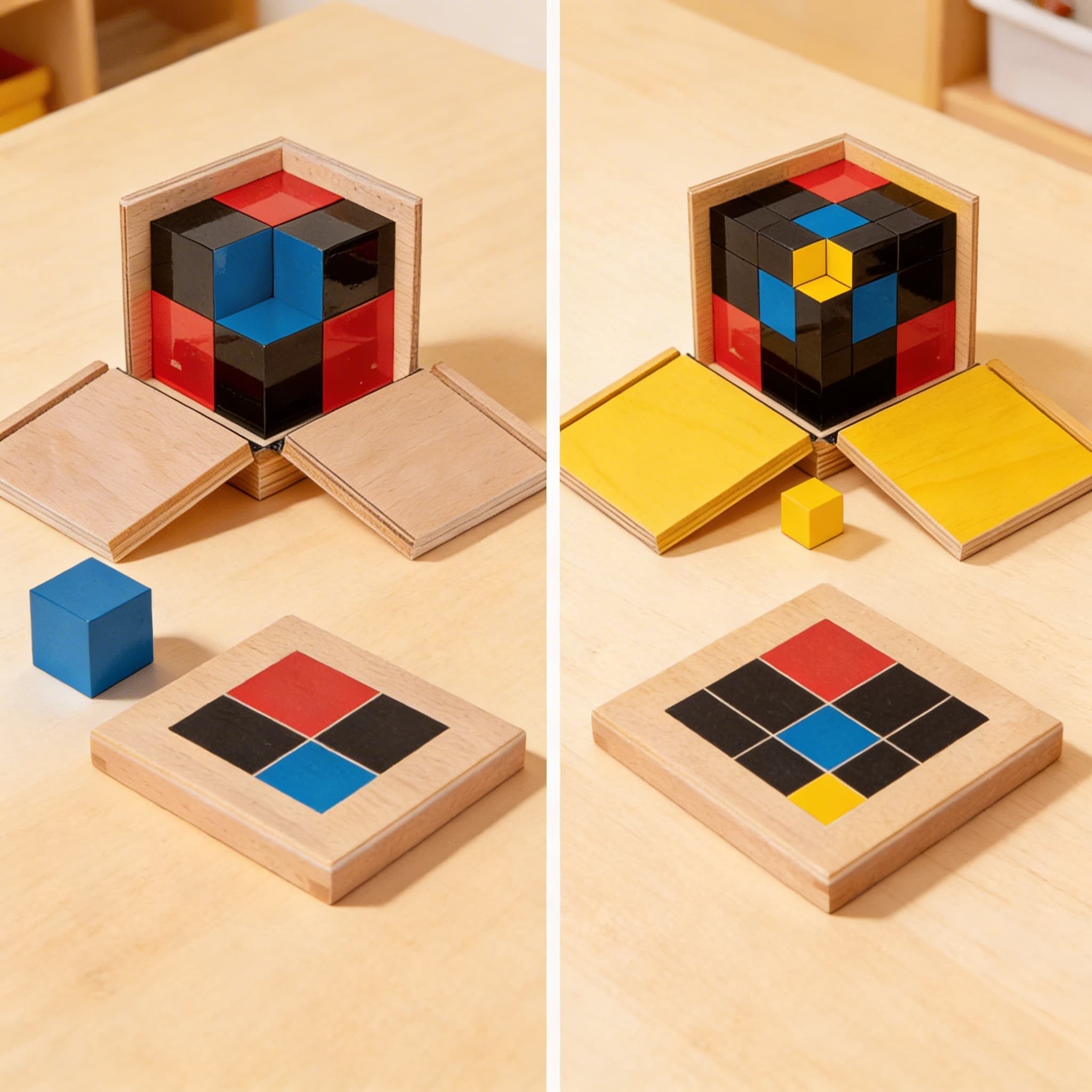 Binomial & Trinomial Cubes