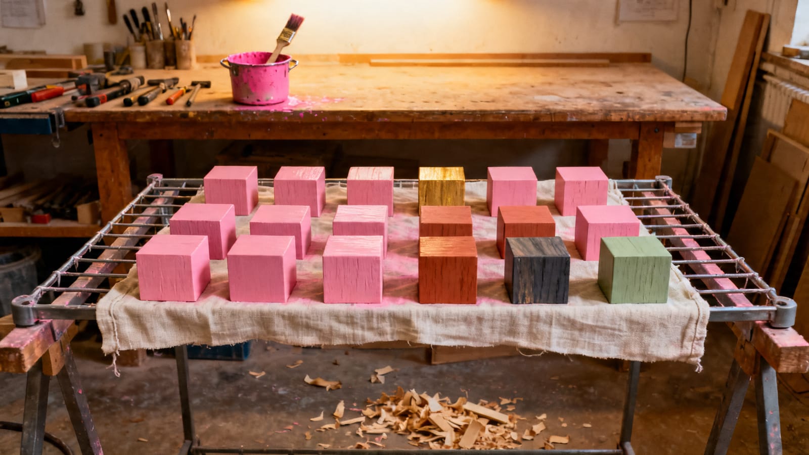 A Montessori educator presenting materials to a child at a low table